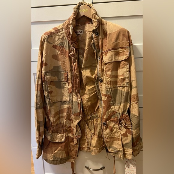 NWTA Free People Camo Jacket Small - Picture 2 of 13